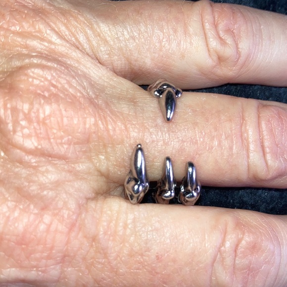 Vintage-Style Punk Raven Claw WrapAround SilverAlloy Adjustable Ring H229 - Picture 5 of 16